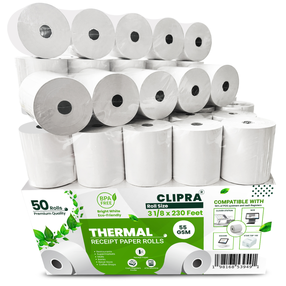 Thermal Paper Receipt Rolls 50